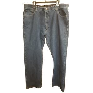 - Wrangler Mens Dark Wash Denim  Jeans